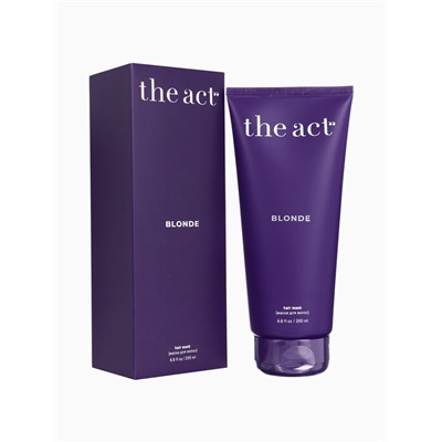Маска для волос холодного блонда The Act оттеночная, 200 мл
