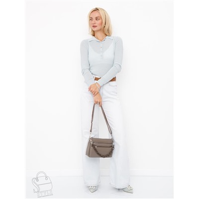 Сумка женская кожаная 3011NN l.gray Natale Navetta  в Новосибирске