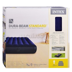 Матрас надувной Classic Downy Fiber-Tech, 99 x 191 x 25 см, 64757 INTEX