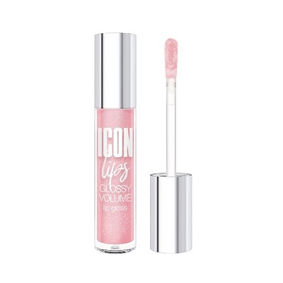 LUX visage ICON lips glossy volume №509 Блеск д/губ с эфф.объема Пудровая роза/6