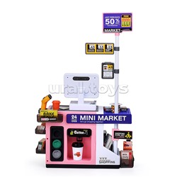 Игровой набор супермаркет "Дорожный магазин" (46 предметов) в коробке