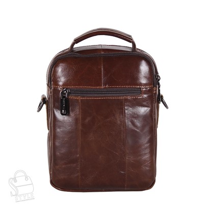 Сумка мужская кожаная 99775Z brown Zinimsk