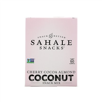 Sahale Snacks, Смесь снеков, вишня, какао, миндаль и кокос, 7 пакетиков по 42,5 г (1,5 унции)