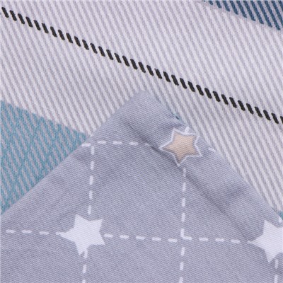 Постельное бельё 1.5-спальное LoveLife Square, сатин