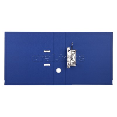 Папка с арочным механизмом A4 75 мм PP двусторонний разобранная, металлическая окантовка, запечатка форзаца, наварной карман с этикеткой, синяя