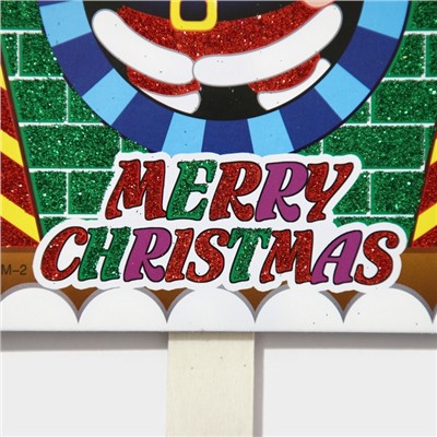 Топпер декоративный «Дед мороз и домик», 21×67 см