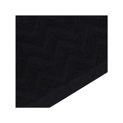 Полотенце махровое LoveLife Zig-Zag, 70×130 см, цвет чёрный, 100% хл, 450 г/м²