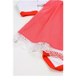 Боди-платье с длинным рукавом арт. БДЮ-ДР/малина