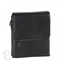 Сумка мужская кожаная 004-6QH black Heanbag