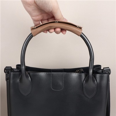 Накладки на ручку для сумки, на кнопках, 13×9 см, 2 шт., коричневые