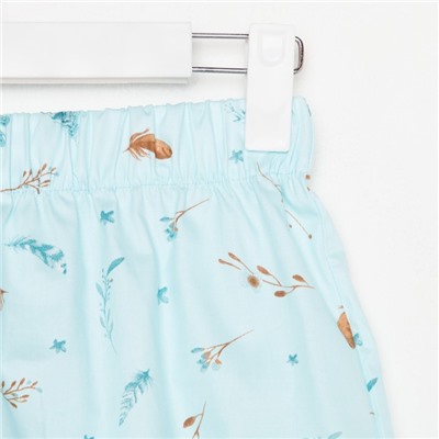 Шорты домашние женские KAFTAN Light, размер 40-42, голубые