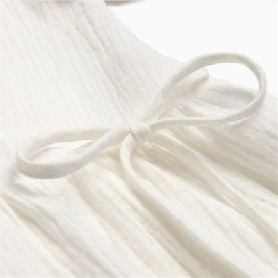 Платье на запах миди женское MIST Summer time, размер 44-46, белое