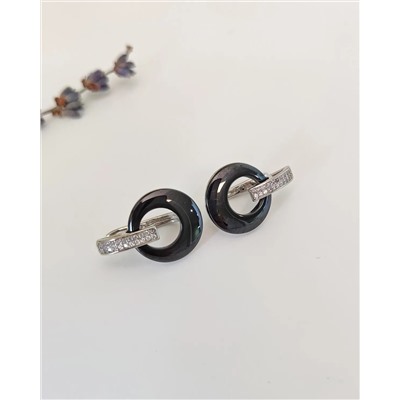 Серьги с керамикой