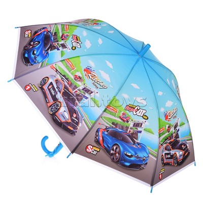 Зонт детский "Супер гонка" вид 2 (48,5 см)