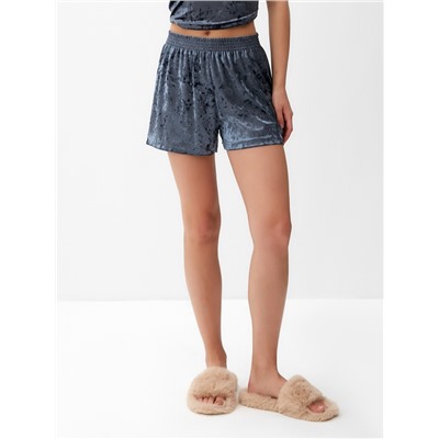 Шорты женские KAFTAN «Бархат», размер 48-50, серые