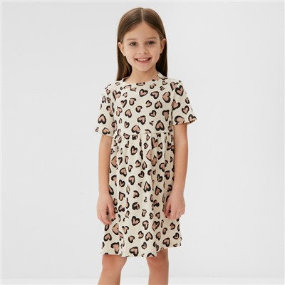 Платье детское KAFTAN Leo love, размер 30 (98-104 см)