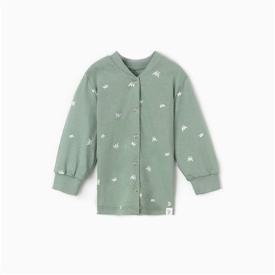 Кофточка детская MINAKU, рост 68-74 см, оливковая