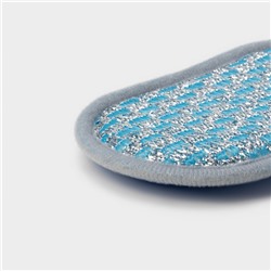 Губка для посуды Доляна, 15×9×1.5 см, МИКС