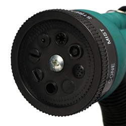 Набор для полива: пистолет-распылитель, коннектор 1/2" (12 мм) - 2 шт., штуцер 1/2"-3/4", быстросъёмный, пластик, Greengo