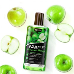 Массажное масло WARMup Green Apple с ароматом яблока - 150 мл.