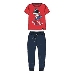 Комплект трикотажный для мальчиков: фуфайка (футболка), брюки