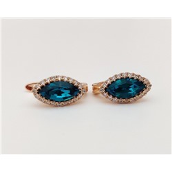Серьги с кристаллами Swarovski