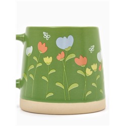 Кружка керамическая «Полевые цветы», 360 мл, ручная работа