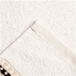 Полотенце махровое Love Life «Адажио» 30×50 см, белый, 100% хл, 450 г/м²