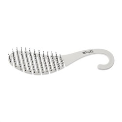 Dewal Beauty Щетка для волос продувная туннельная / FLEXI YIN-YANG BRZ106, белый