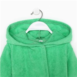 Халат махровый детский, размер 28, 320 г/м², хлопок 100% с AIRO, зелёный