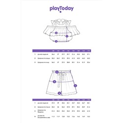 Костюм (Топ+Шорты) PLAYTODAY, 1088721