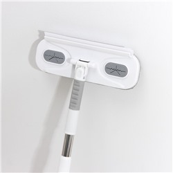 Щётка для окон Raccoon, телескопическая нержавеющая ручка 77(123) см, силиконовый сгон 22 см, велюровая насадка 22×7 см, цвет МИКС