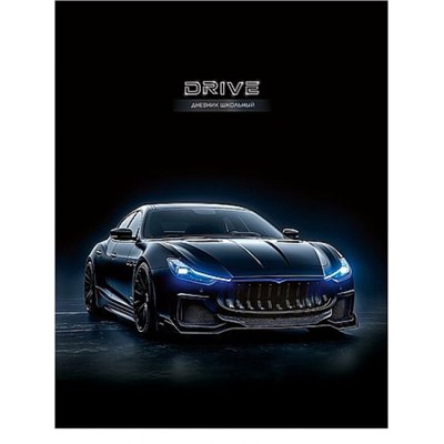 Дневник для старших классов (твердая обложка) "ЧЁРНЫЙ АВТОМОБИЛЬ - 12" выб.лак Д48-9455 Проф-Пресс