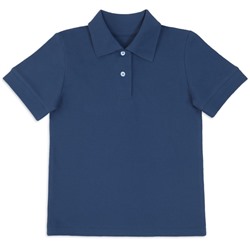 Поло однотонные с коротким рукавом Цветные (пуговицы)