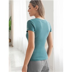 VILATTE Футболка D49.126