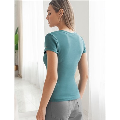 VILATTE Футболка D49.126