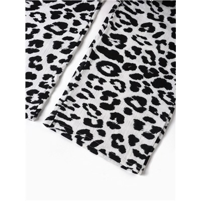 Пижама женская (рубашка, брюки) KAFTAN «Муслин: leopard», размер 48-50