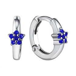 Серьги из серебра куб.циркон., Л-12508с