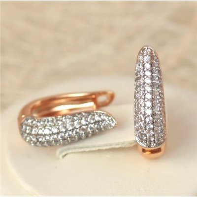 Серьги позолота H01-6342