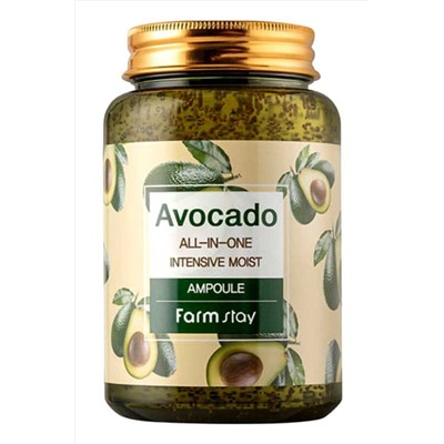 Farm Stay Ампульная сыворотка для лица с экстрактом авокадо / Avocado All-In-One Intensive Moist Ampoule, 250 мл KRISTALLER, 1108507