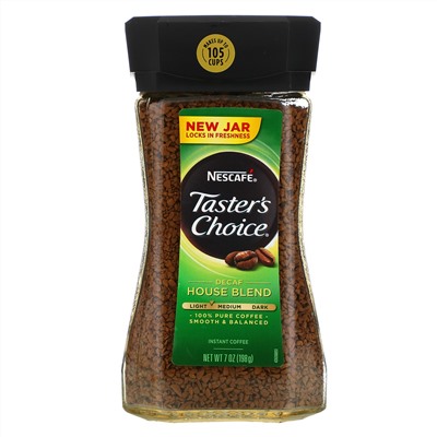 Nescafé, Выбор дегустатора , растворимый кофе, фирменная смесь, 7 унций (198 г)