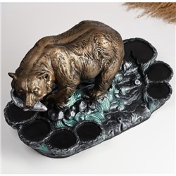 Подставка для бутылки «Медведь», 45×23×25 см, цветная