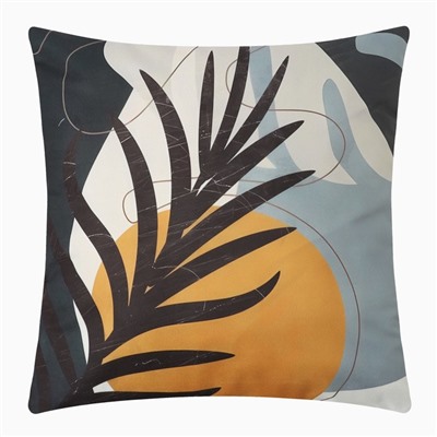 Набор декоративных наволочек Этель Morning 45×45 см - 2 шт., полиэстер, велюр