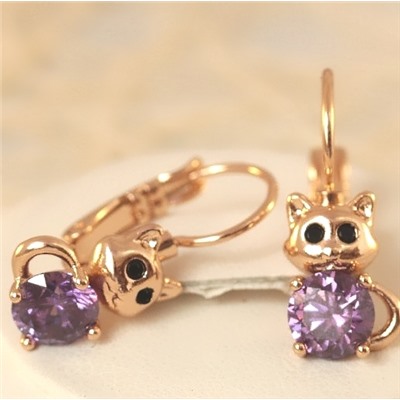 Серьги позолота H01-15245