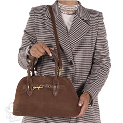 Сумка женская кожаная 6126QAA f.brown Polina&Eiterou