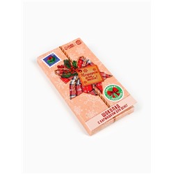 Шоколад новогодний молочный «Подарок для тебя» в открытке с кармашком для денег, 70 г