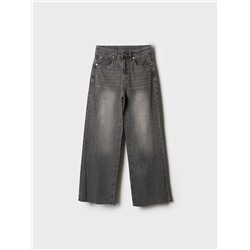 Брюки текстильные джинсовые для девочек