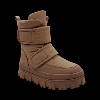 Дутики Q853-3 коричневые