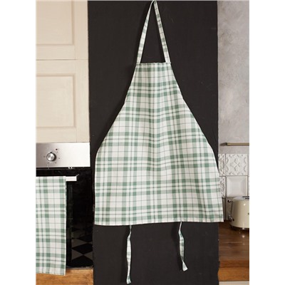 Фартук «Этель» Eucalyptus (клетка) 60×70 см, 100% хлопок, саржа 190 г/м²