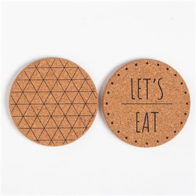 Кухонный набор «Этель» Stay at home: полотенце, подставки, деревянная ложка, деревянная лопатка